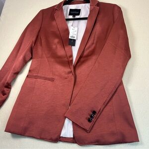 NWT Banana Republic Elegant Rust Boyfriend Blazer